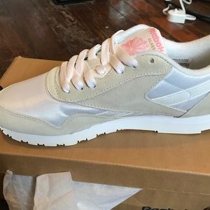 Reebok Classic Nylon White/Cream Sneakers